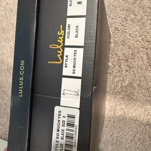 Lulu's Black Over the Knee Boots